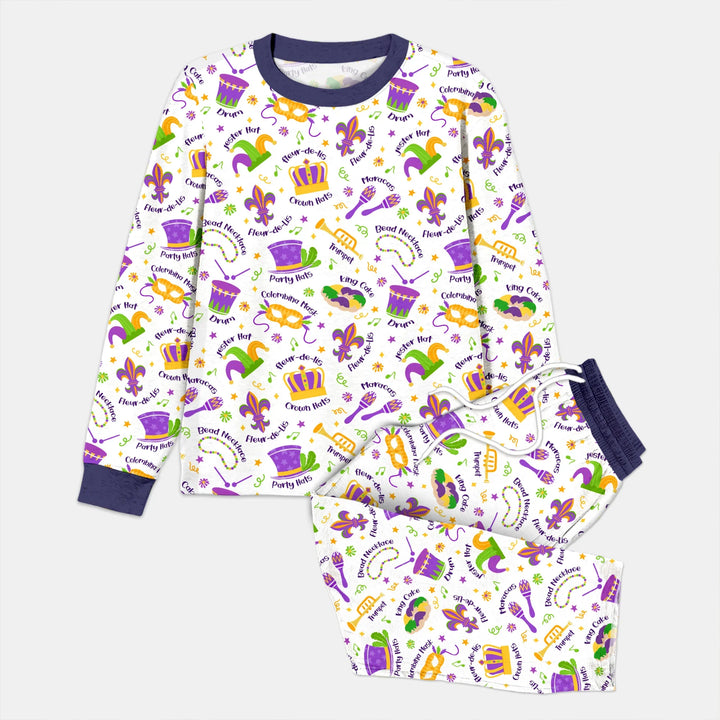 Mardi Gras Family Matching Bamboo Men's Pajama Set