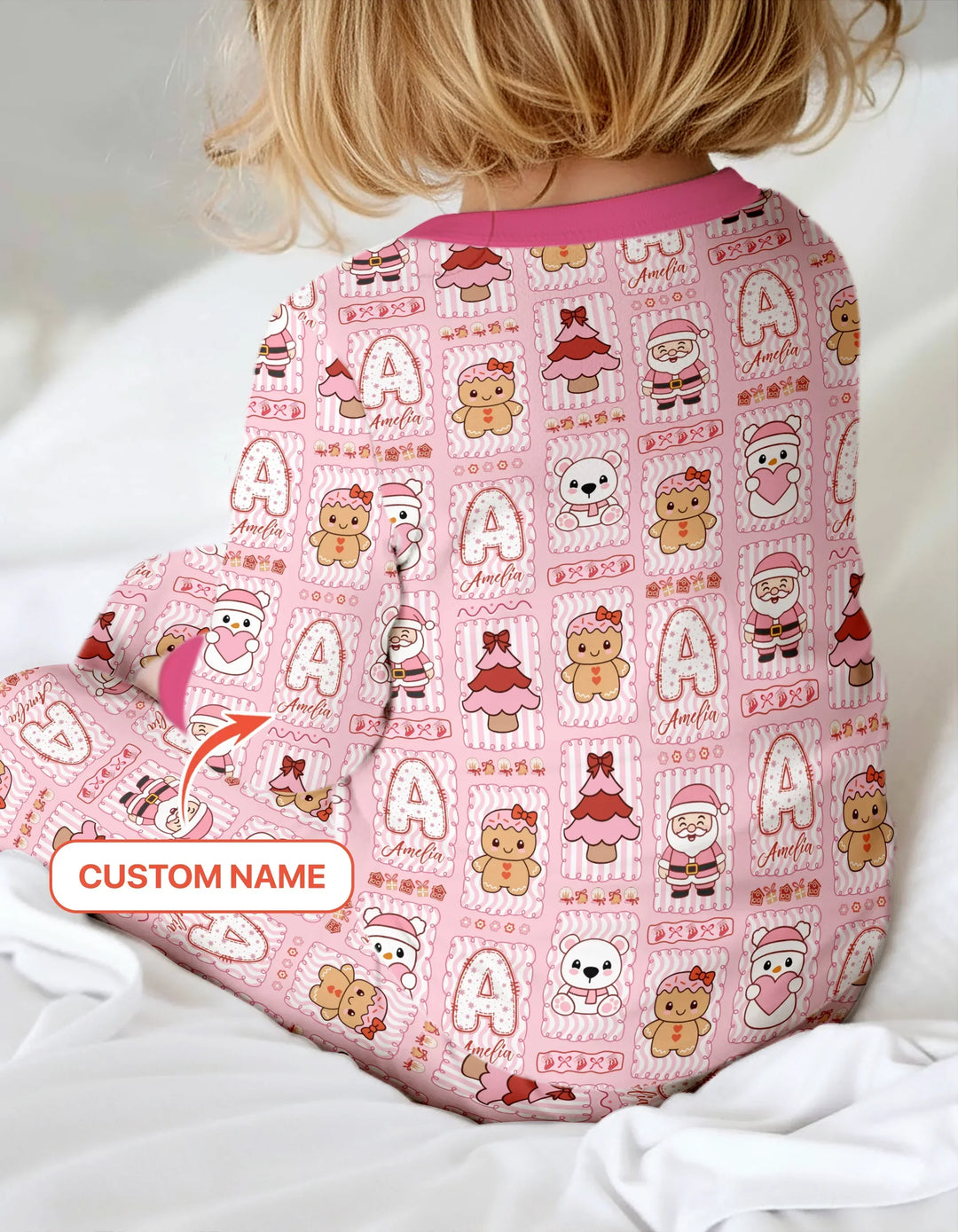 Custom Name Winter Wonderland Bamboo Convertible Zippy