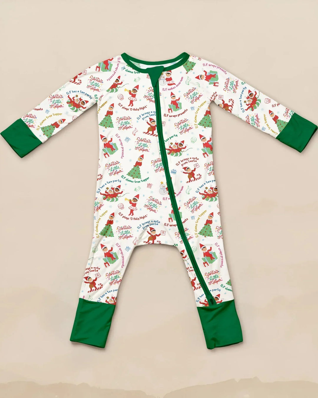 Christmas Elf Bamboo Convertible Zippy