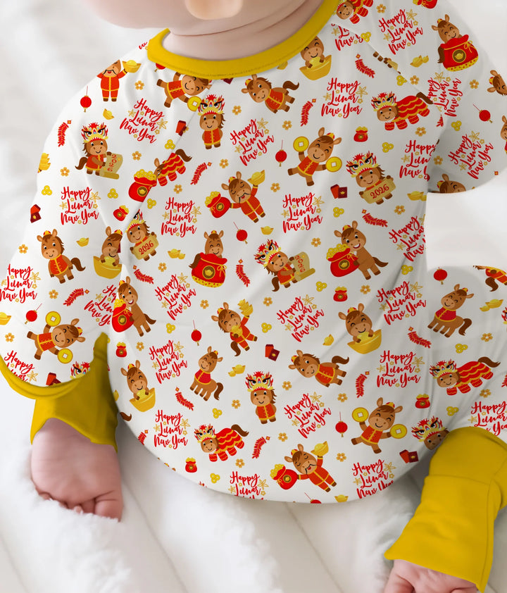 Year of the Horse Bamboo Convertible Zippy