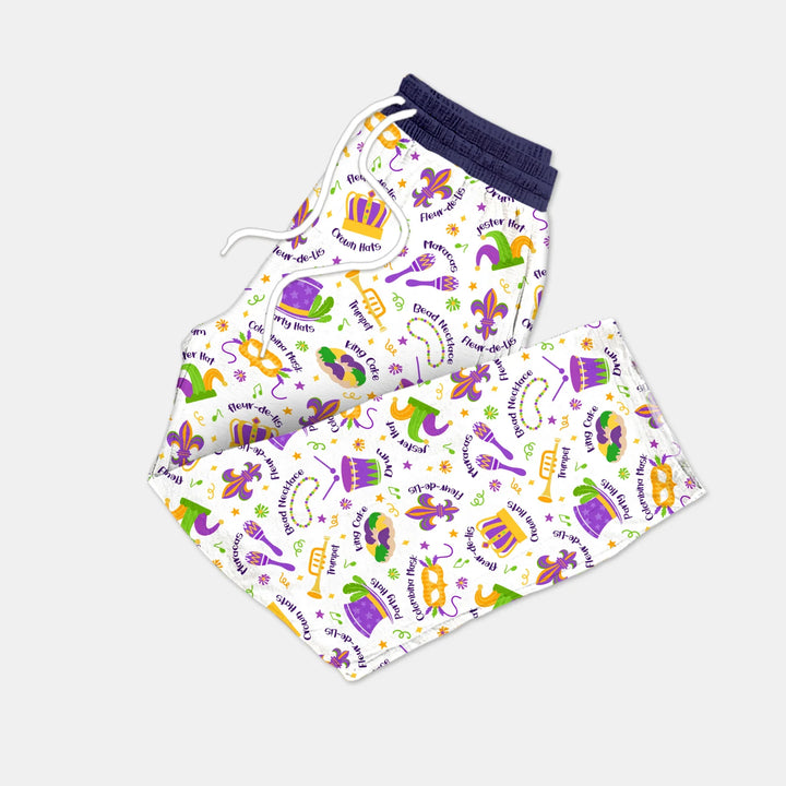 Mardi Gras Family Matching Bamboo Men's Pajama Set