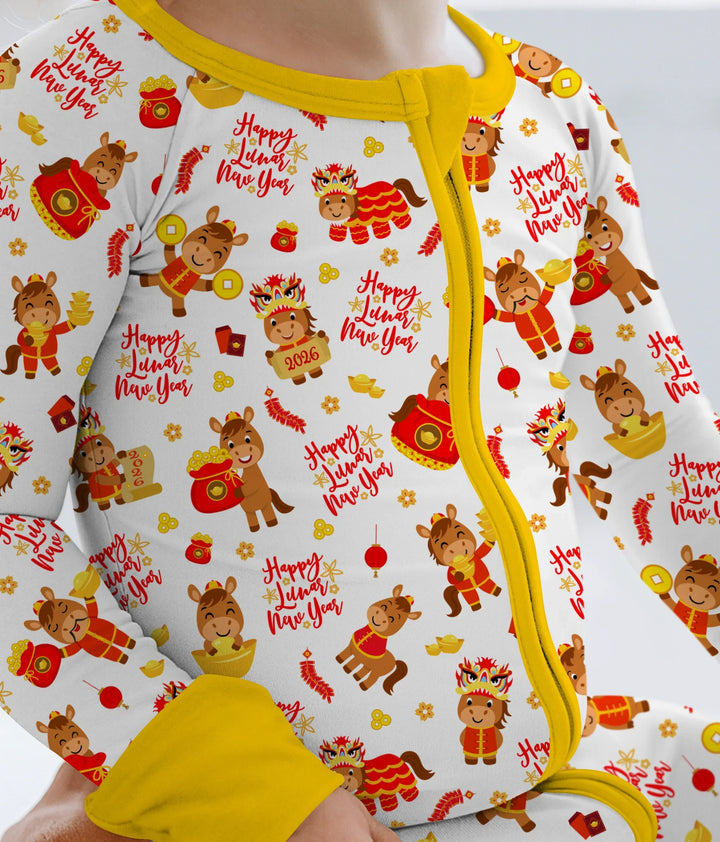 Year of the Horse Bamboo Convertible Zippy
