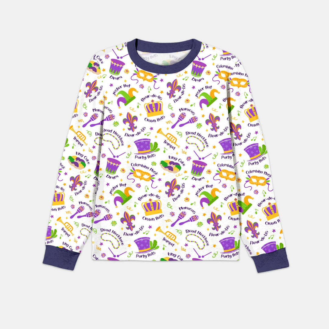 Mardi Gras Family Matching Bamboo Men's Pajama Set