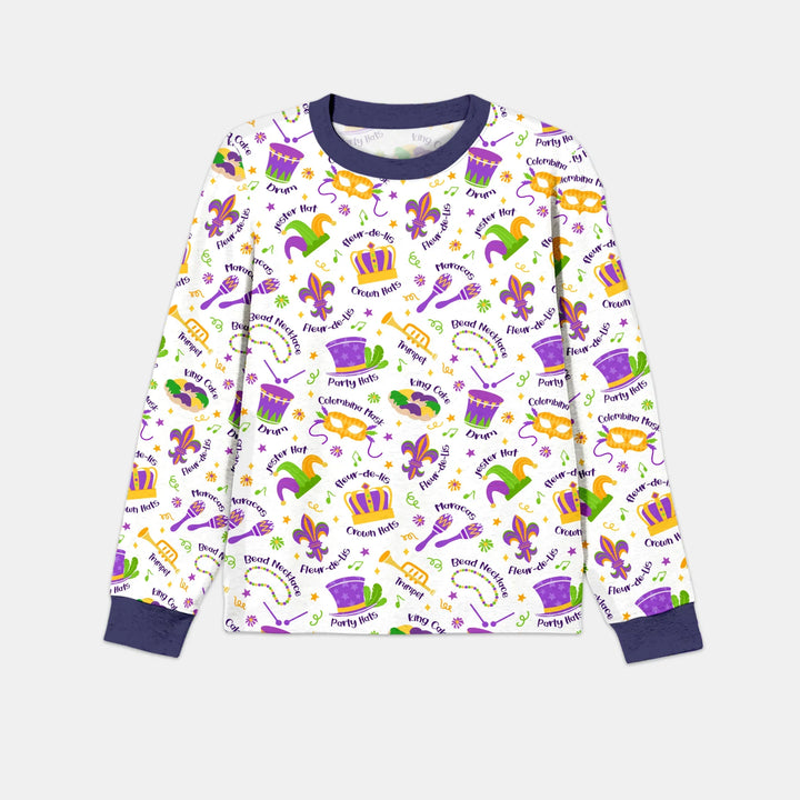 Mardi Gras Family Matching Bamboo Men's Pajama Set