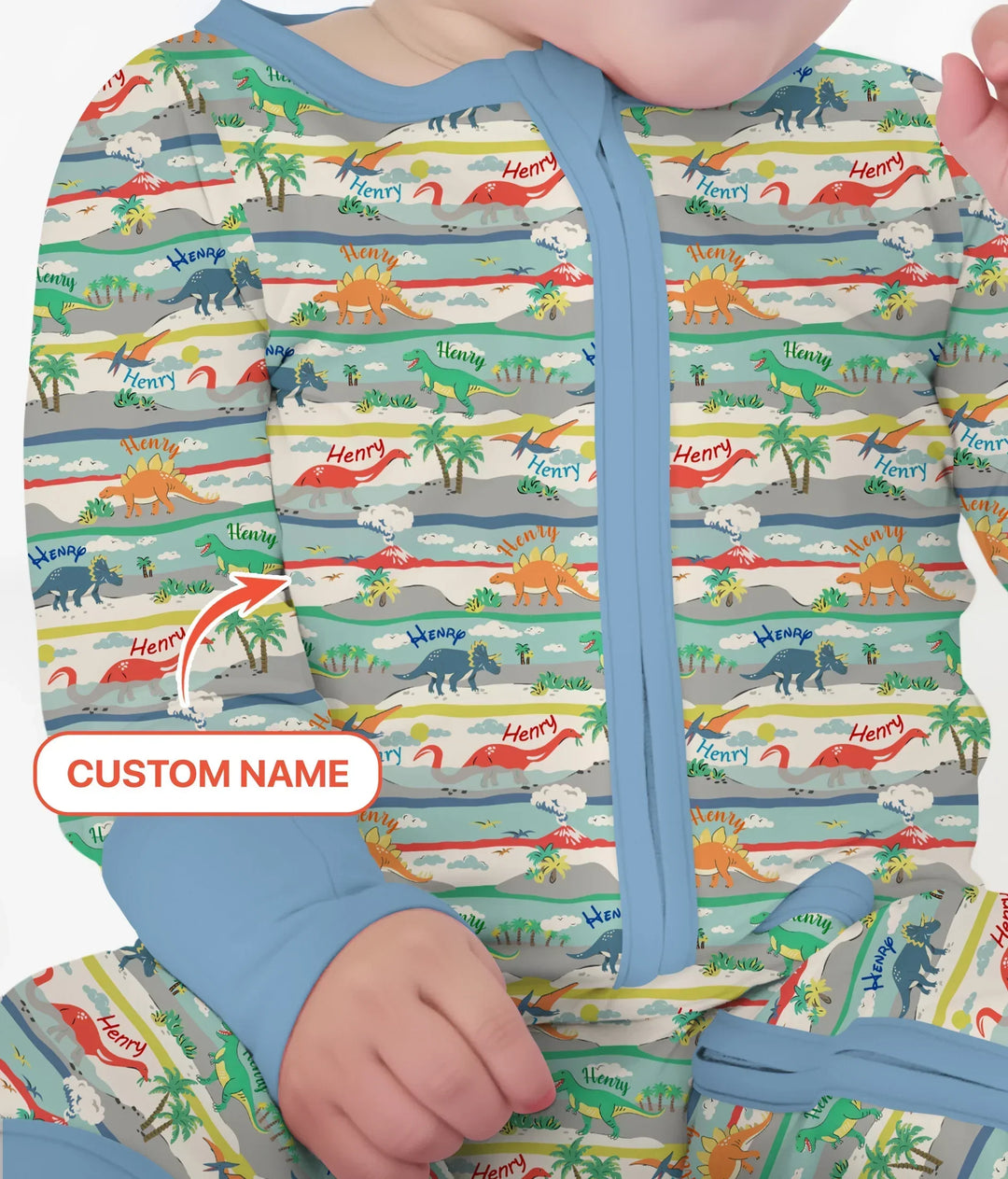Jurassic Playground Bamboo Convertible Zippy