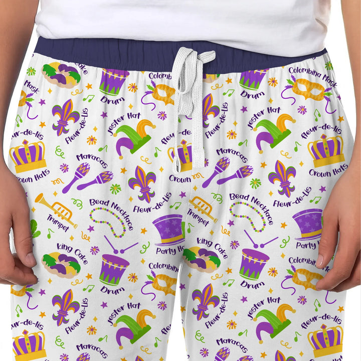 Mardi Gras Family Matching Bamboo Men's Pajama Set