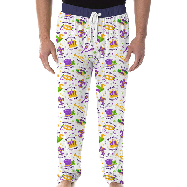 Mardi Gras Family Matching Bamboo Men's Pajama Set