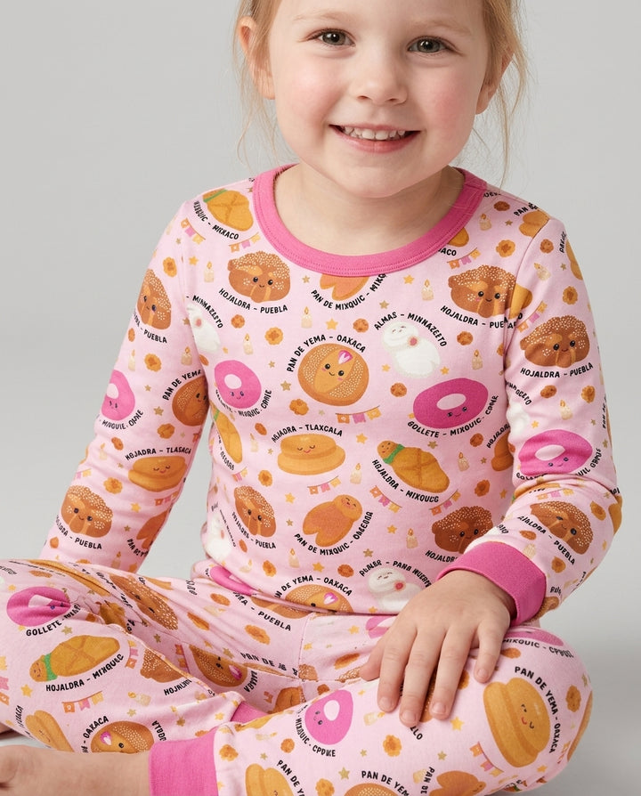 Pan Dulce Fiesta Bamboo Two Piece Long Sleeve Pajama Set
