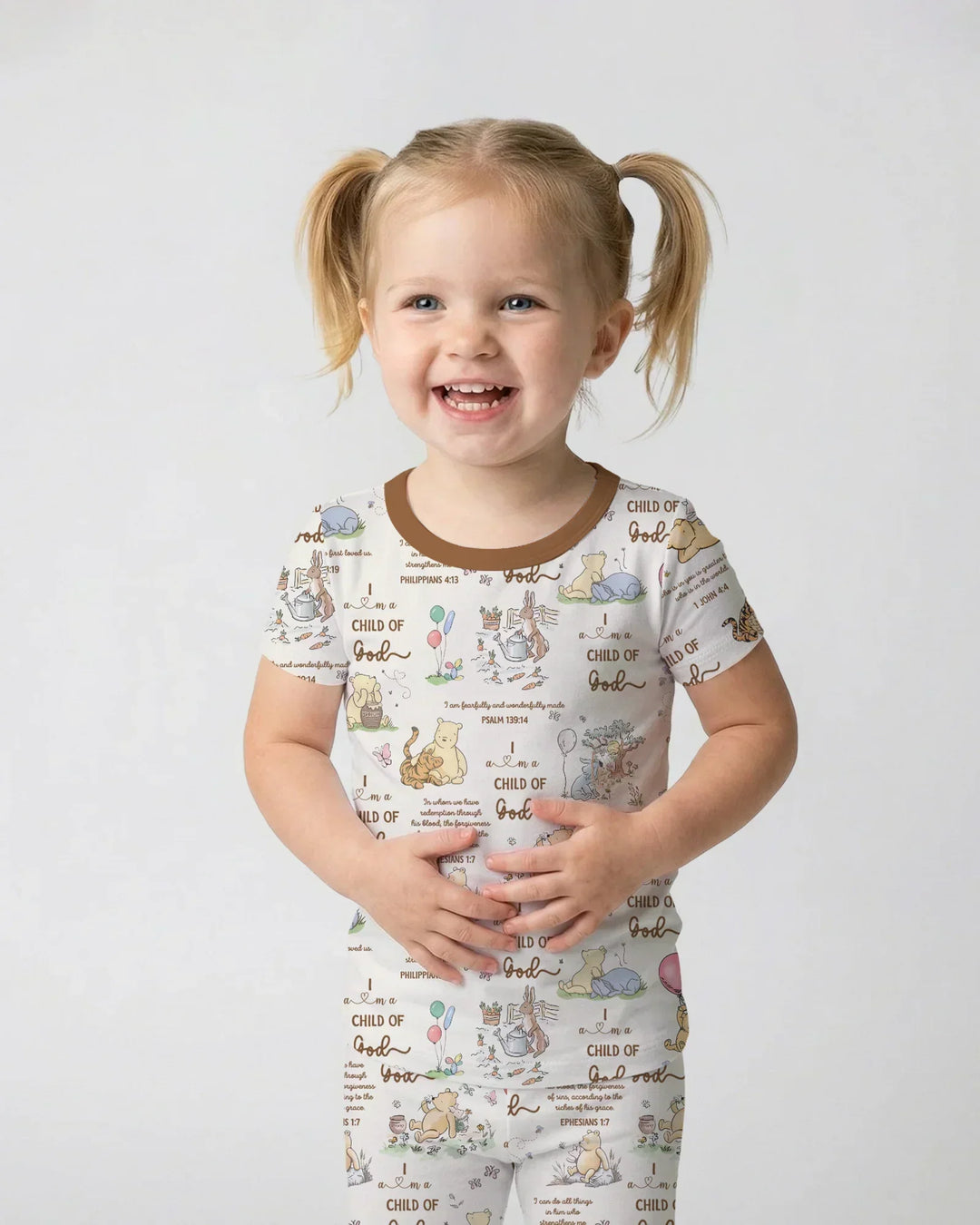 Child of God Whimsy Woodland Bamboo Two Piece Short Sleeve Pajama Set