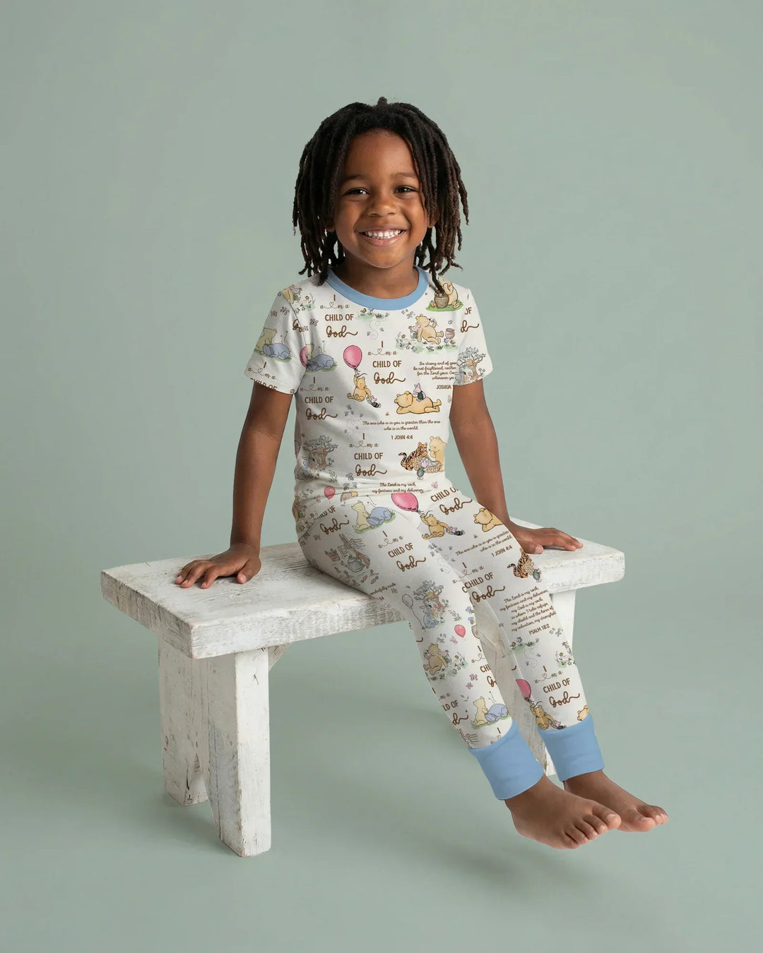 Child of God Whimsy Woodland Bamboo Two Piece Short Sleeve Pajama Set