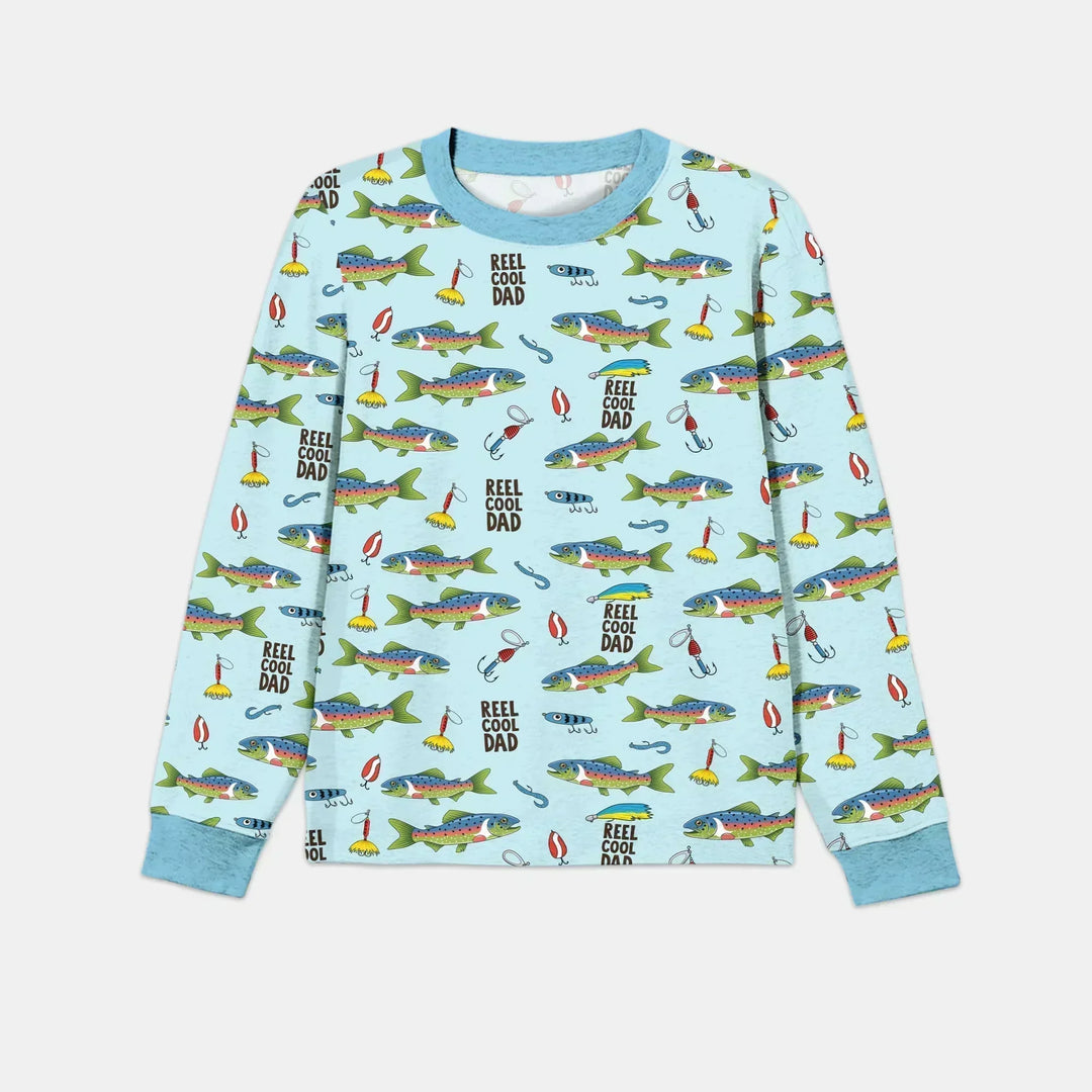 Fishing Squad Family Matching Bamboo Men's Pajama Set