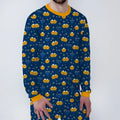 Hanukkah Latke Family Matching Bamboo Men's Pajama Set