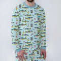 Fishing Squad Family Matching Bamboo Men's Pajama Set