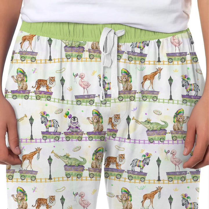 Mardi Gras Jungle Krewe Bamboo Men's Pajama Set