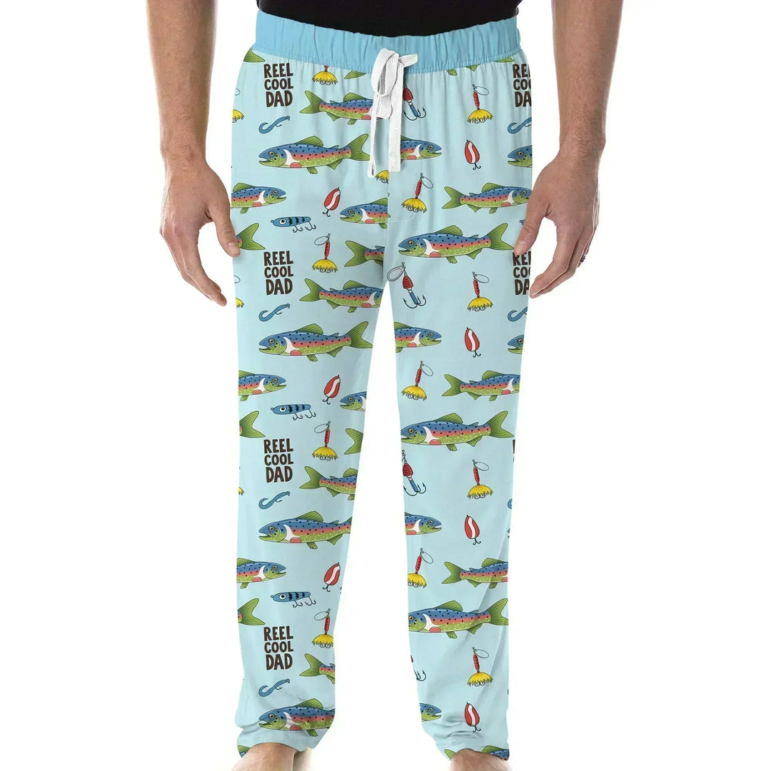 Fishing Squad Family Matching Bamboo Men's Pajama Set