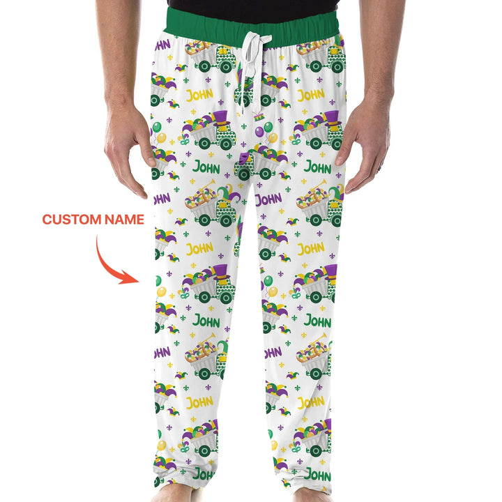 Mardi Gras Trucks Bamboo Men's Pajama Set