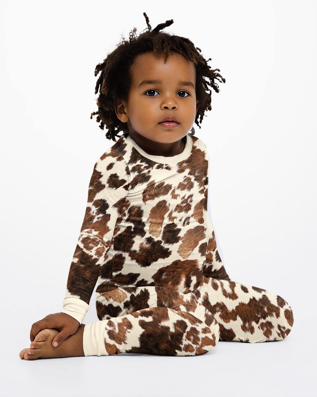 Template Bamboo Two Piece Long Sleeve Pyjamas Set