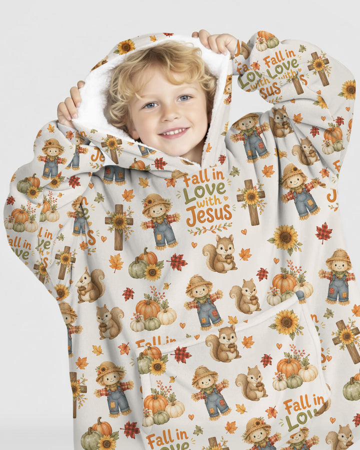 Fall For Jesus Bamboo Blanket Hoodie