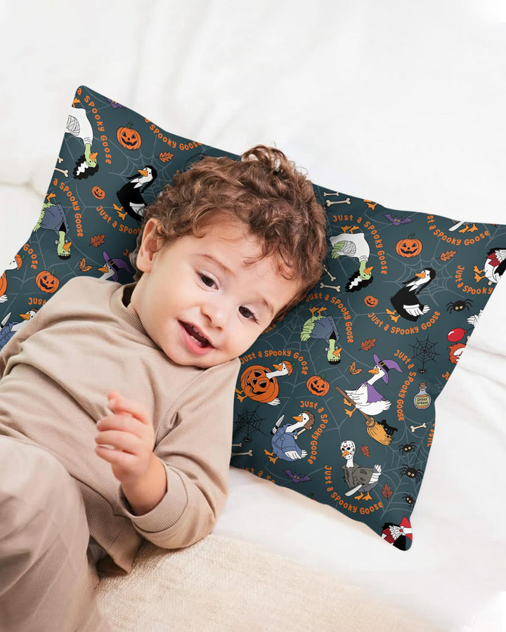 Just A Spooky Goose Family Matching Bamboo Pillow Case