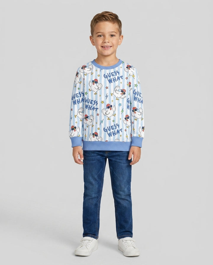 Guess What Chicken Butt! Bamboo Crewneck Sweatshirt
