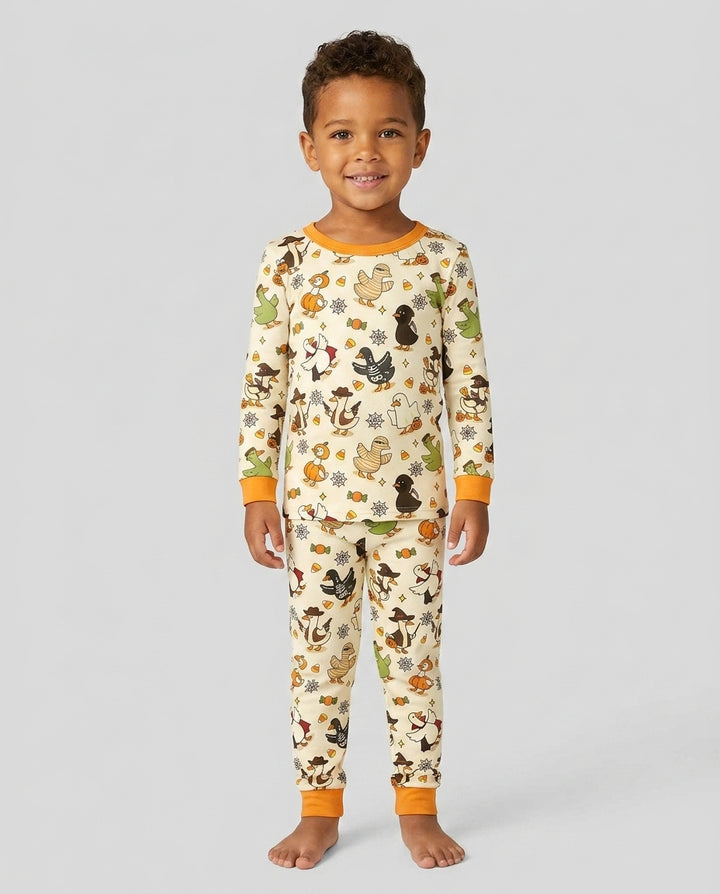 Template Bamboo Two Piece Long Sleeve Pyjamas Set