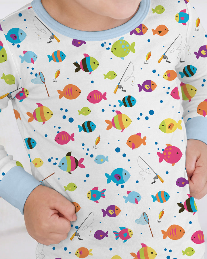 Template Bamboo Two Piece Long Sleeve Pyjamas Set