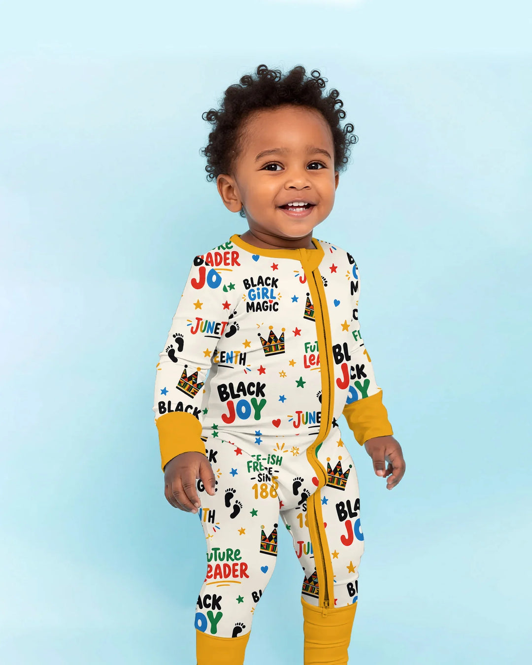 Juneteenth Black Girl Magic Bamboo Convertible Zippy