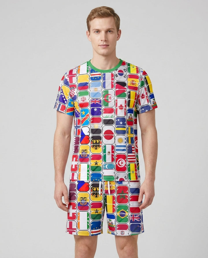 We Are 26 Family Matching Bamboo Men Short Sleeve Short Pajama Set