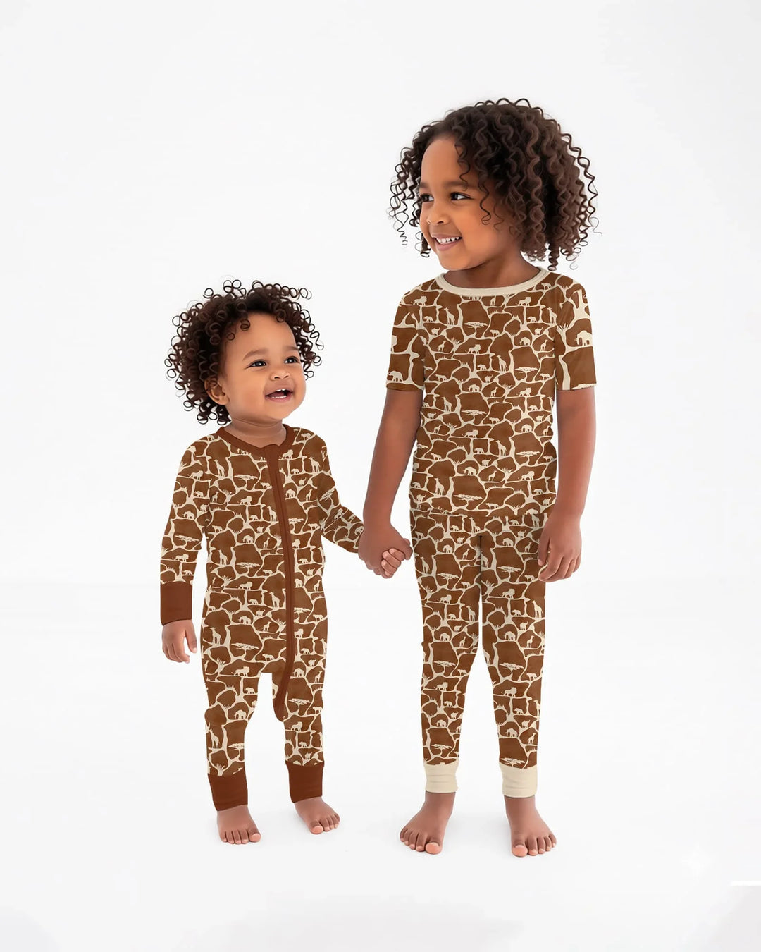 Wild Kingdom Bamboo Two Piece Short Sleeve Pajama Set
