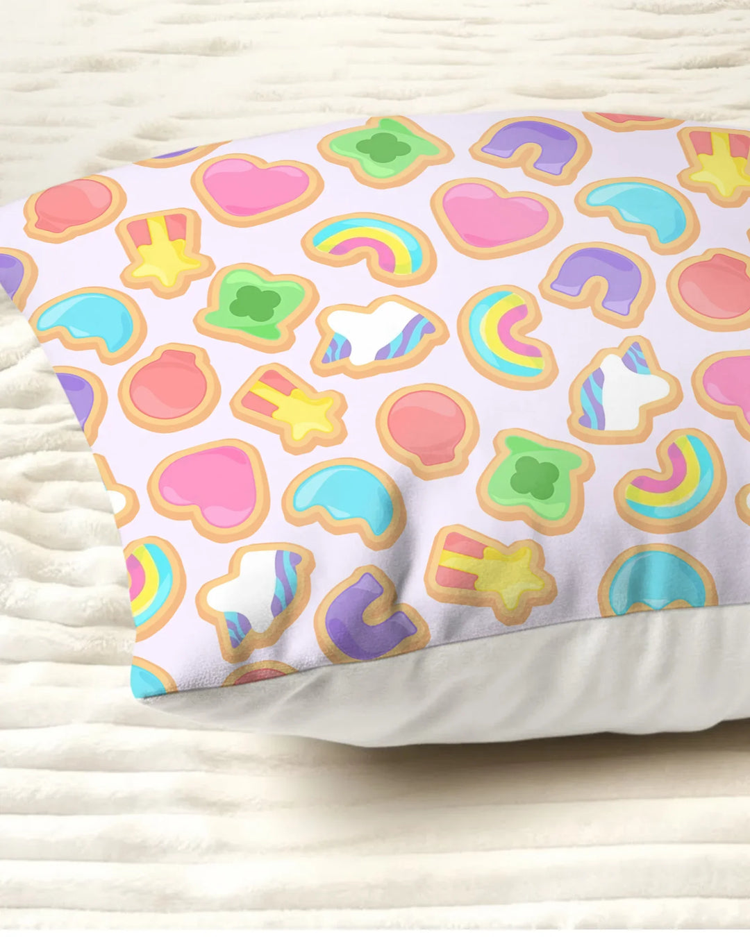 Lucky Marshmallow Cookies Bamboo Pillow Case