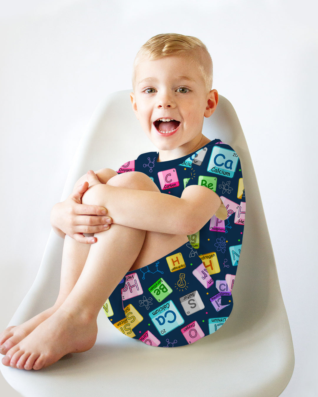 Science Elements Bamboo Two Piece Short Sleeve Shorts Pajama Set