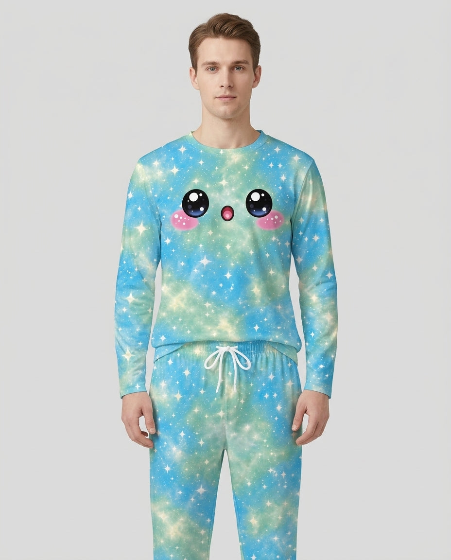 Matching Squishy Dumplings Costume Bamboo Men's Pajama Set