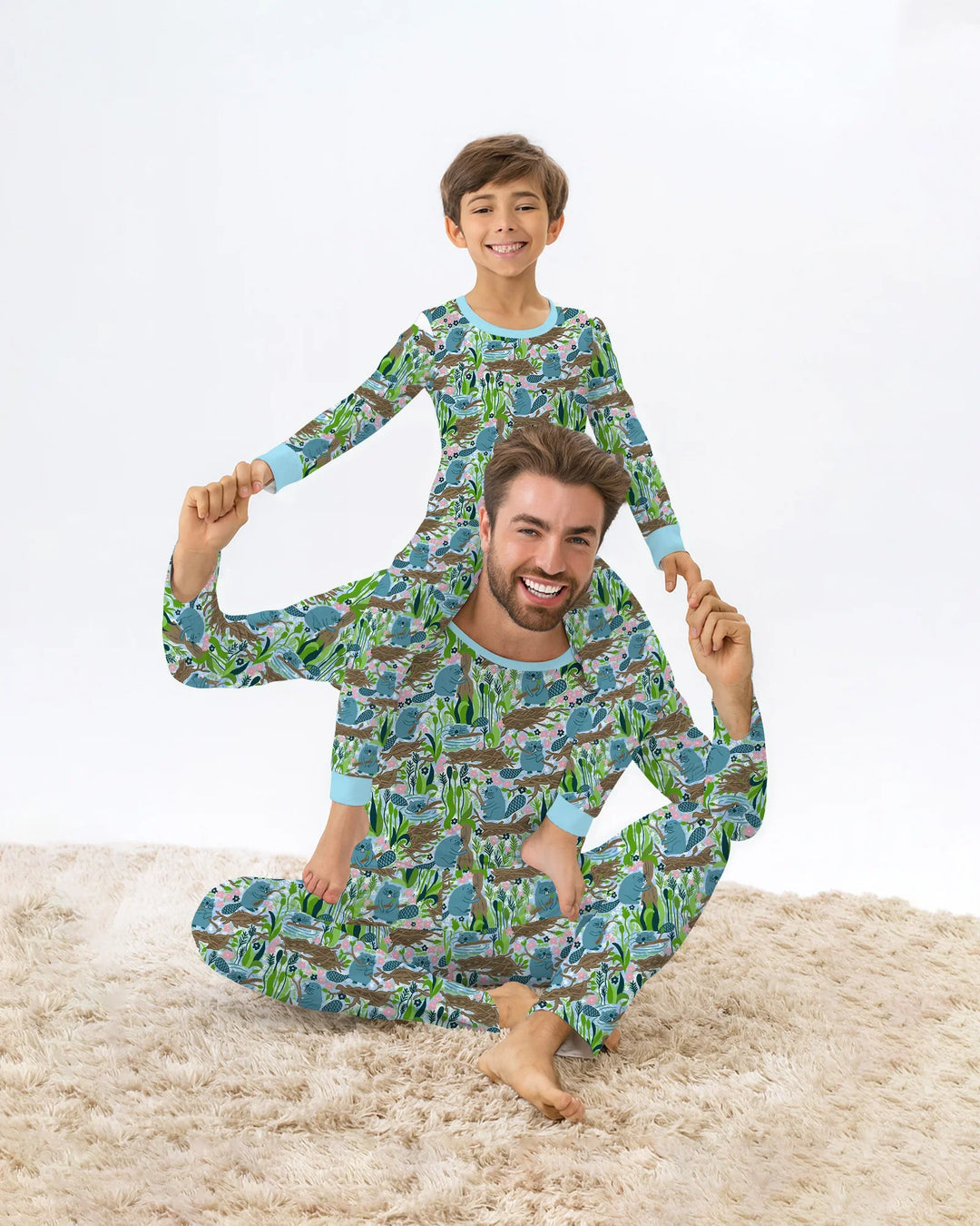 Little Dam Builders Bamboo Men's Pajama Set
