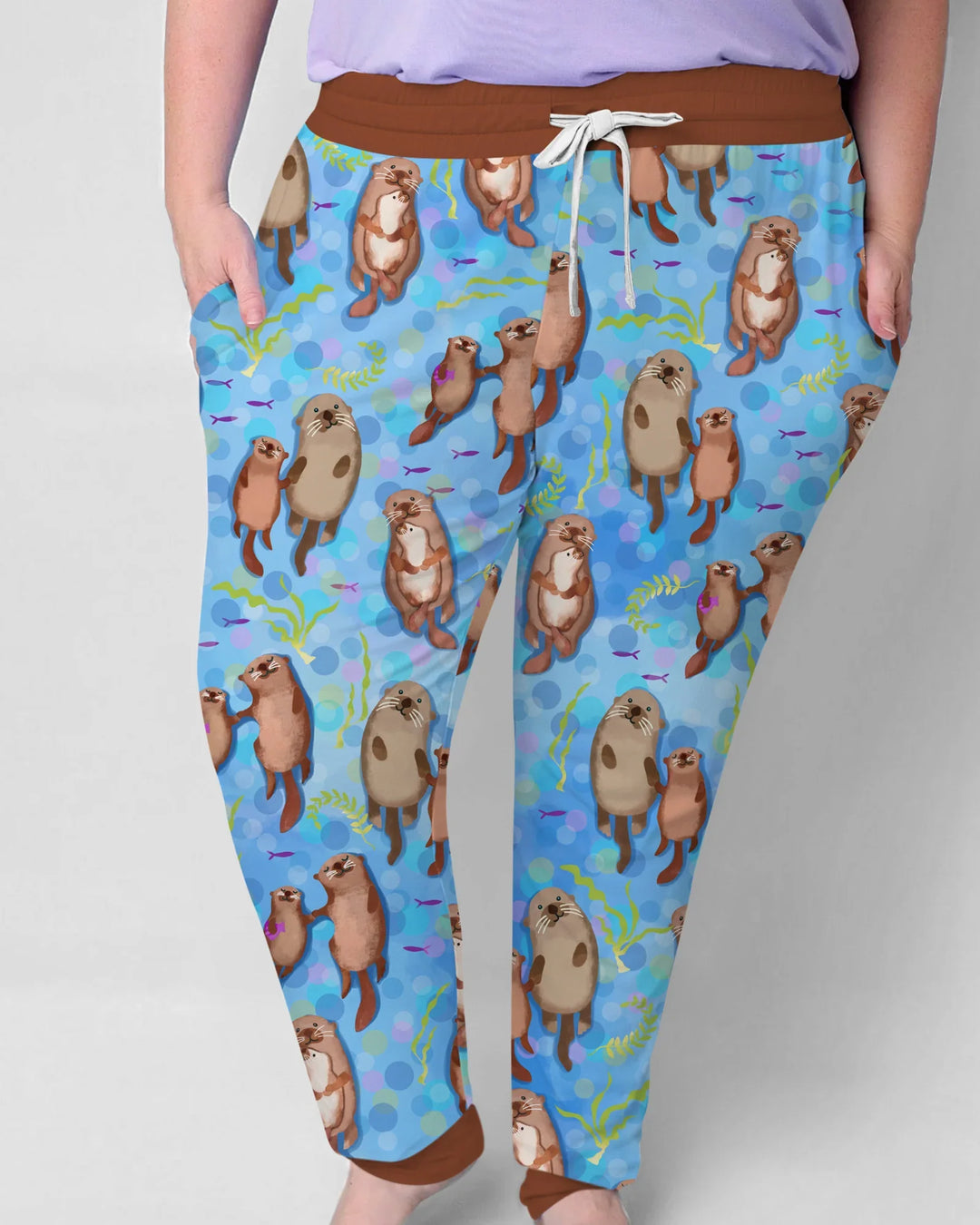 Otterly Together Bamboo Women Pajama Set