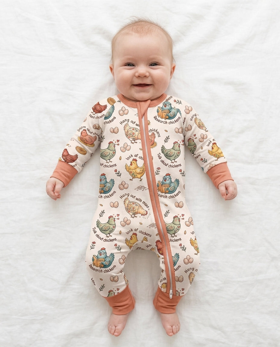 Chicken Lover Bamboo Convertible Zippy
