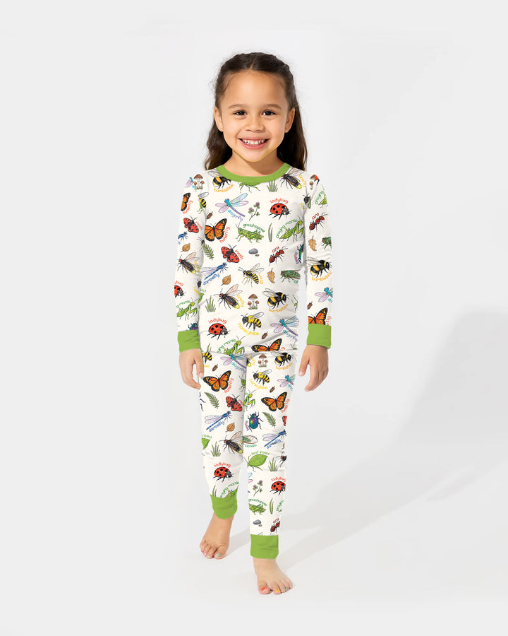 Template Bamboo Two Piece Long Sleeve Pyjamas Set