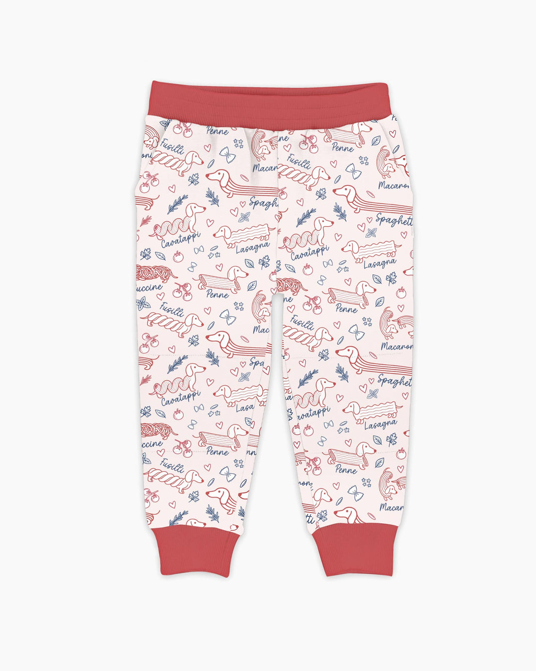 Funny Dachshund Pasta Pups Bamboo Jogger