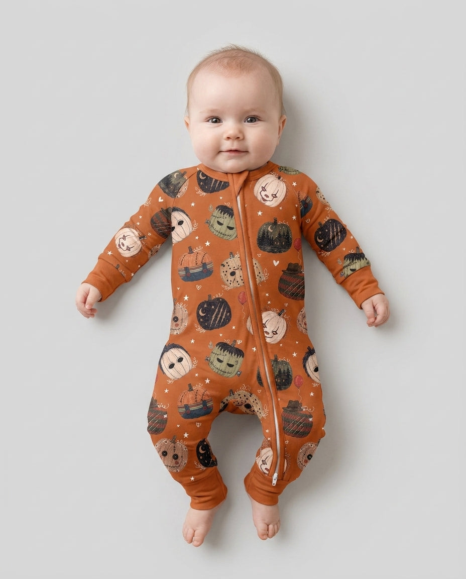 Spooky Slasher Pumpkins Bamboo Convertible Zippy