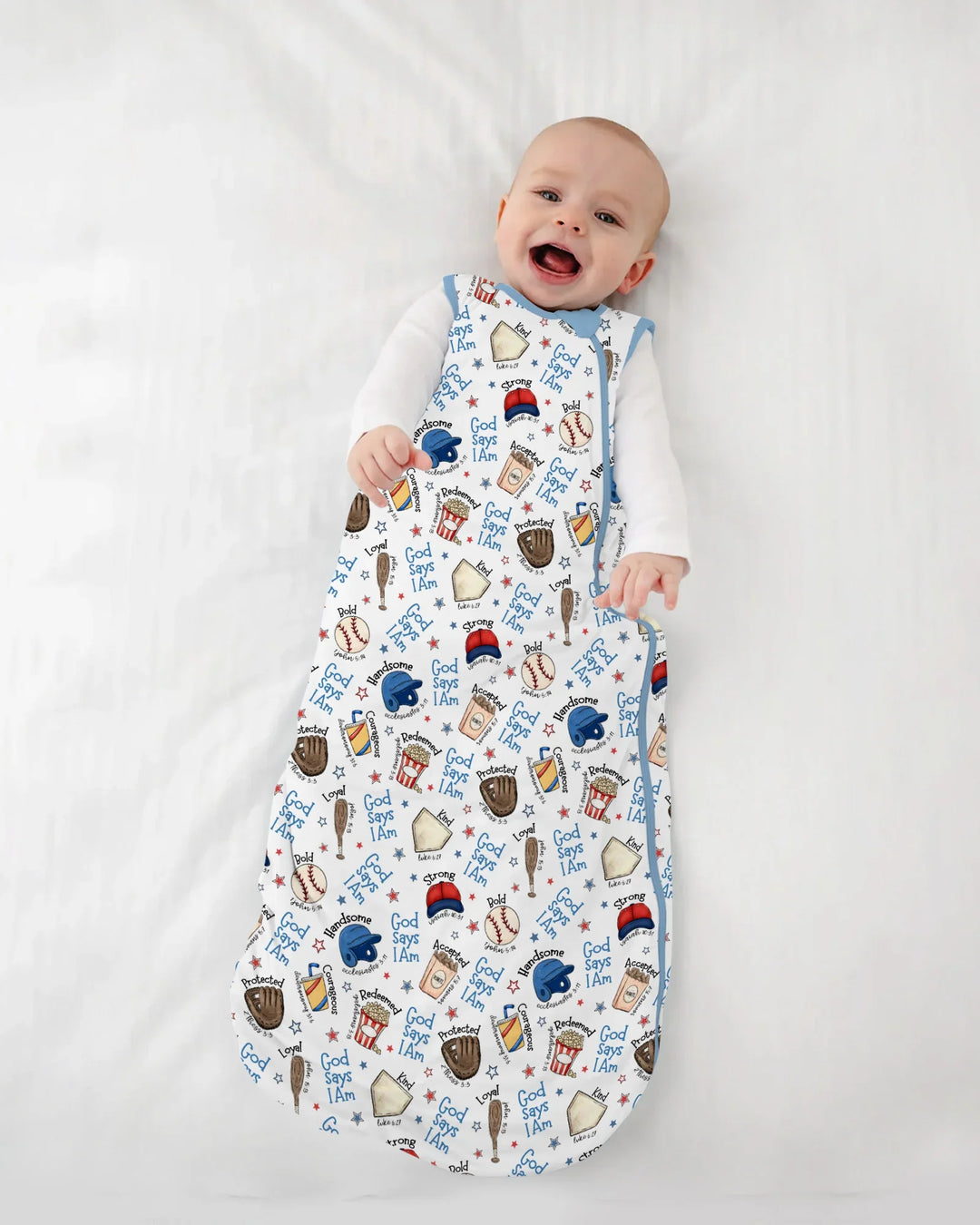 Christian Baseball Bamboo Sleep Bag