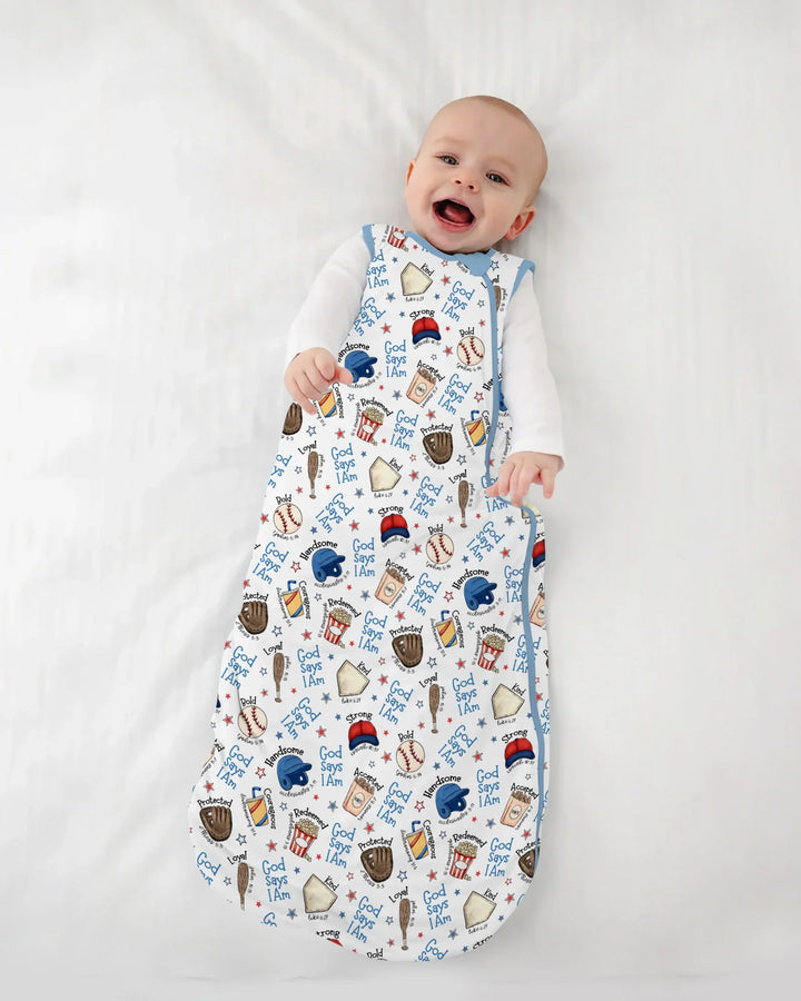 Christian Baseball Bamboo Sleep Bag