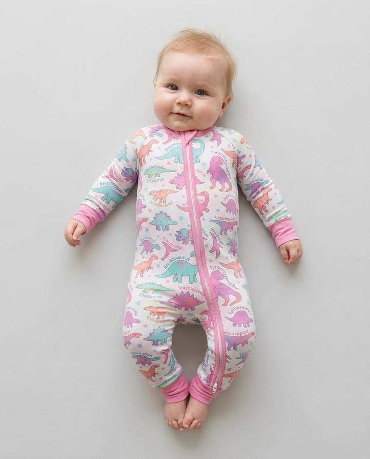 Pastel Dino Bamboo Convertible Zippy