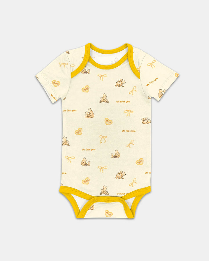 Sweat Yellow Mama Bear Bodysuit
