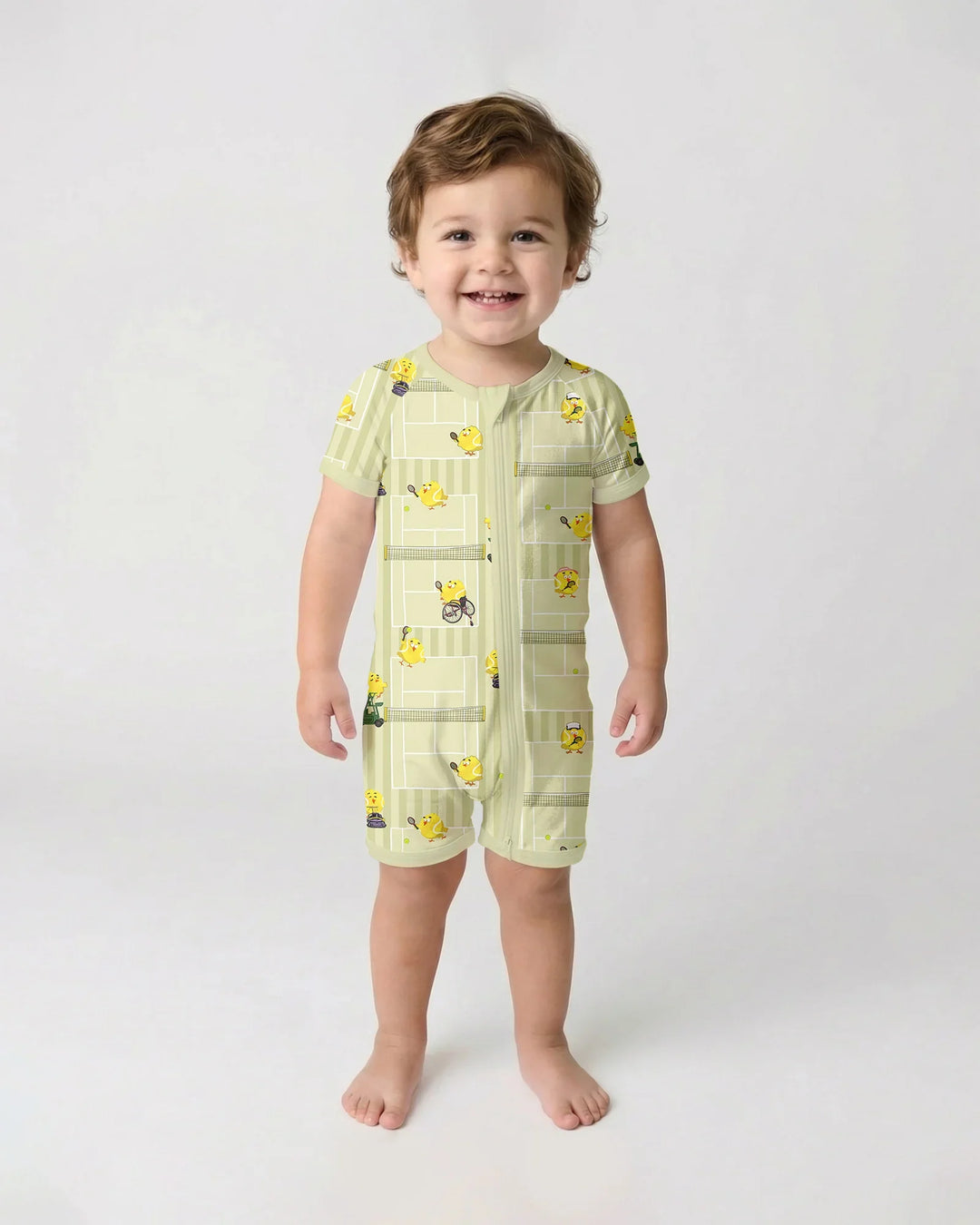 Tennis Bamboo Shorty Zippy
