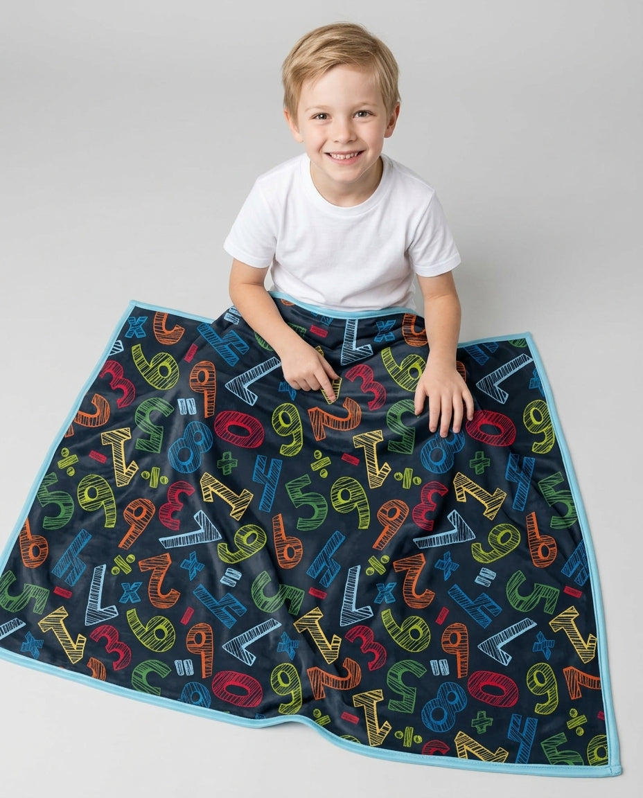 Math Doodles Bamboo Blanket