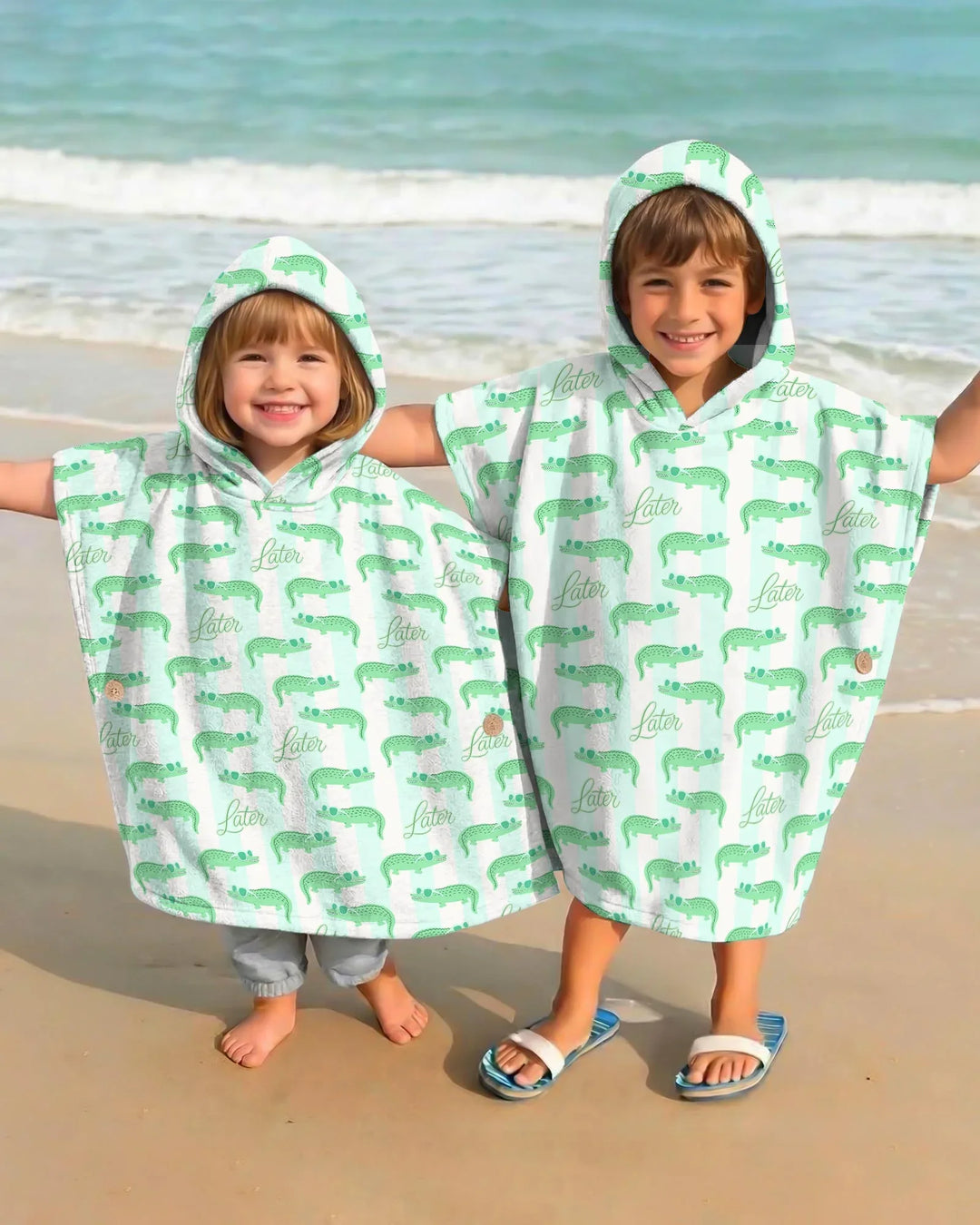 Later Gator Bamboo Swim Poncho