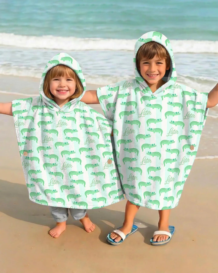 Later Gator Bamboo Swim Poncho