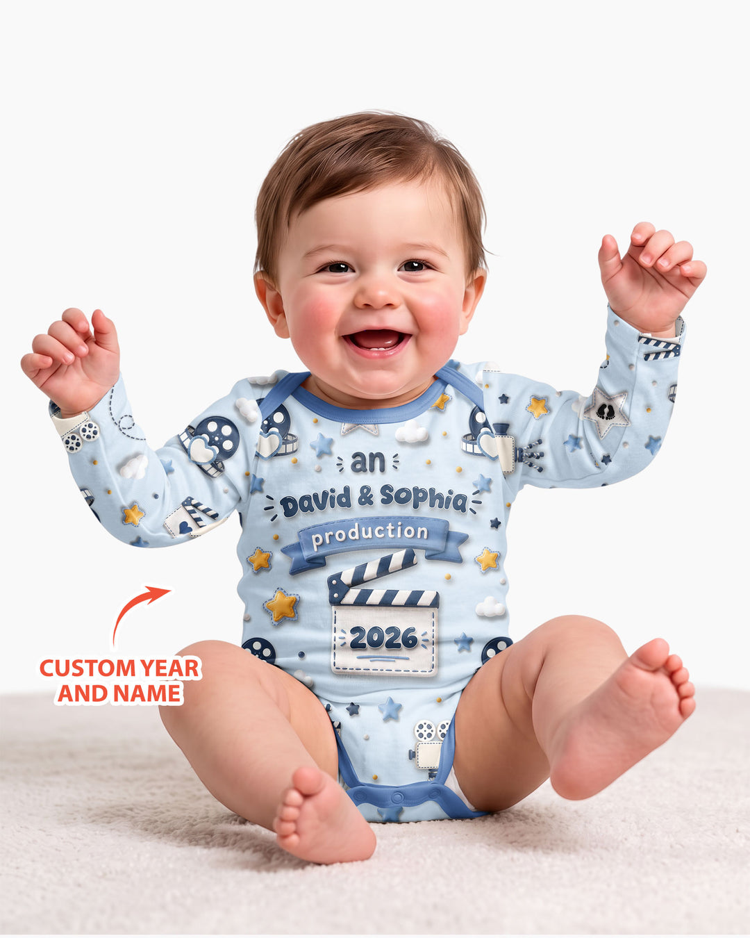Movie Clapper Bamboo Bodysuit
