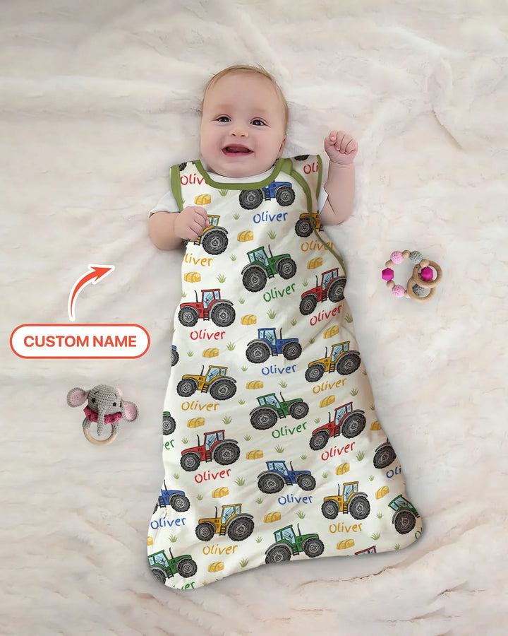 Custom Name A Little Dirt Never Hurt Bamboo Sleep Bag