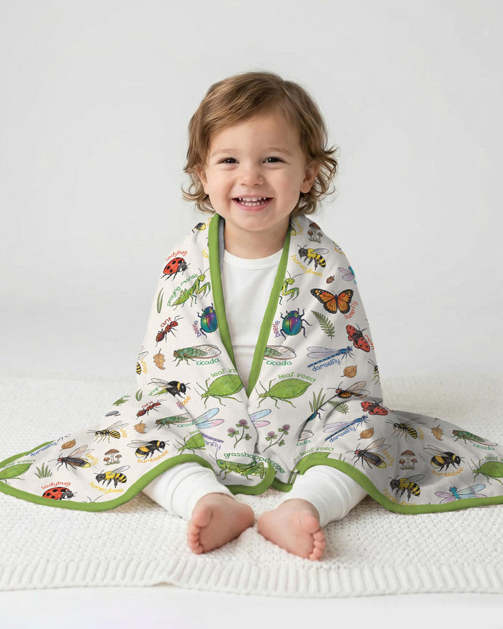 Bug Learning Bamboo Blanket