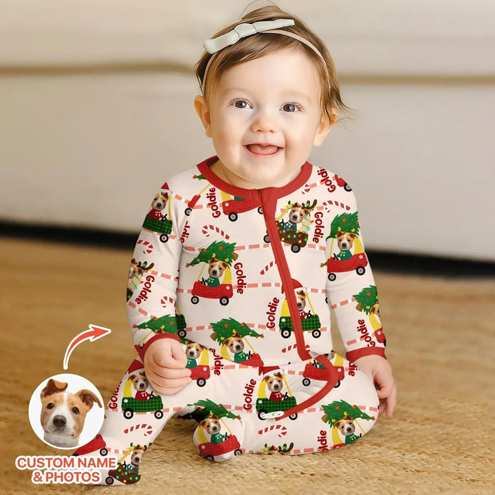 Custom Pet Photo Christmas Tikes Car Bamboo Convertible Zippy